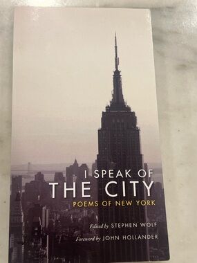 I Speak of the City Poems of New York